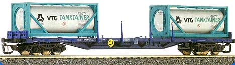 Container car with two tank containers "VTG"<br /><a href='images/pictures/Tillig/15509.jpg' target='_blank'>Full size image</a>